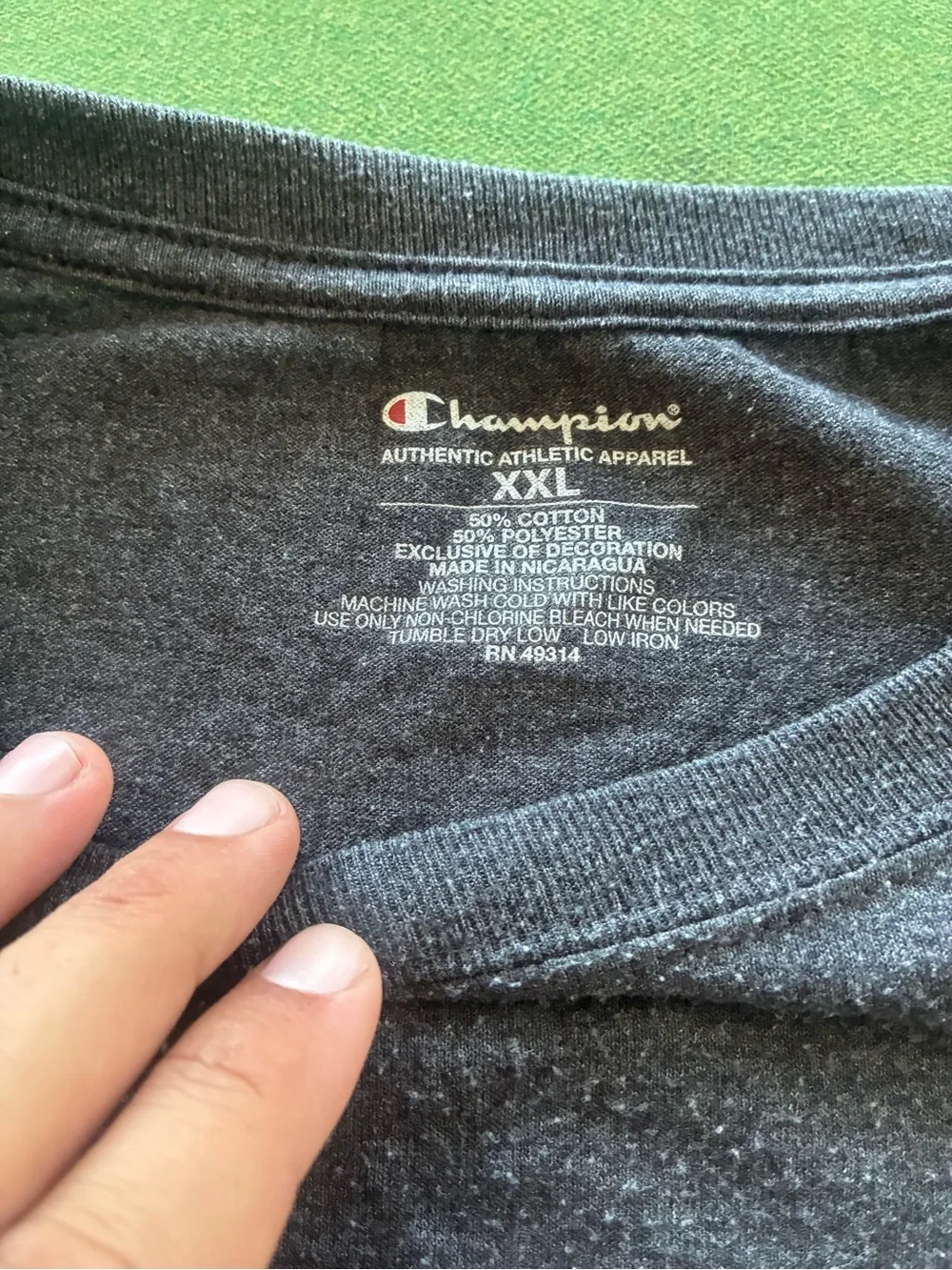 Stanford University Cardinal Champion Short Sleeve T-Shirt Men’s XXL Gray - Picture 3 of 5